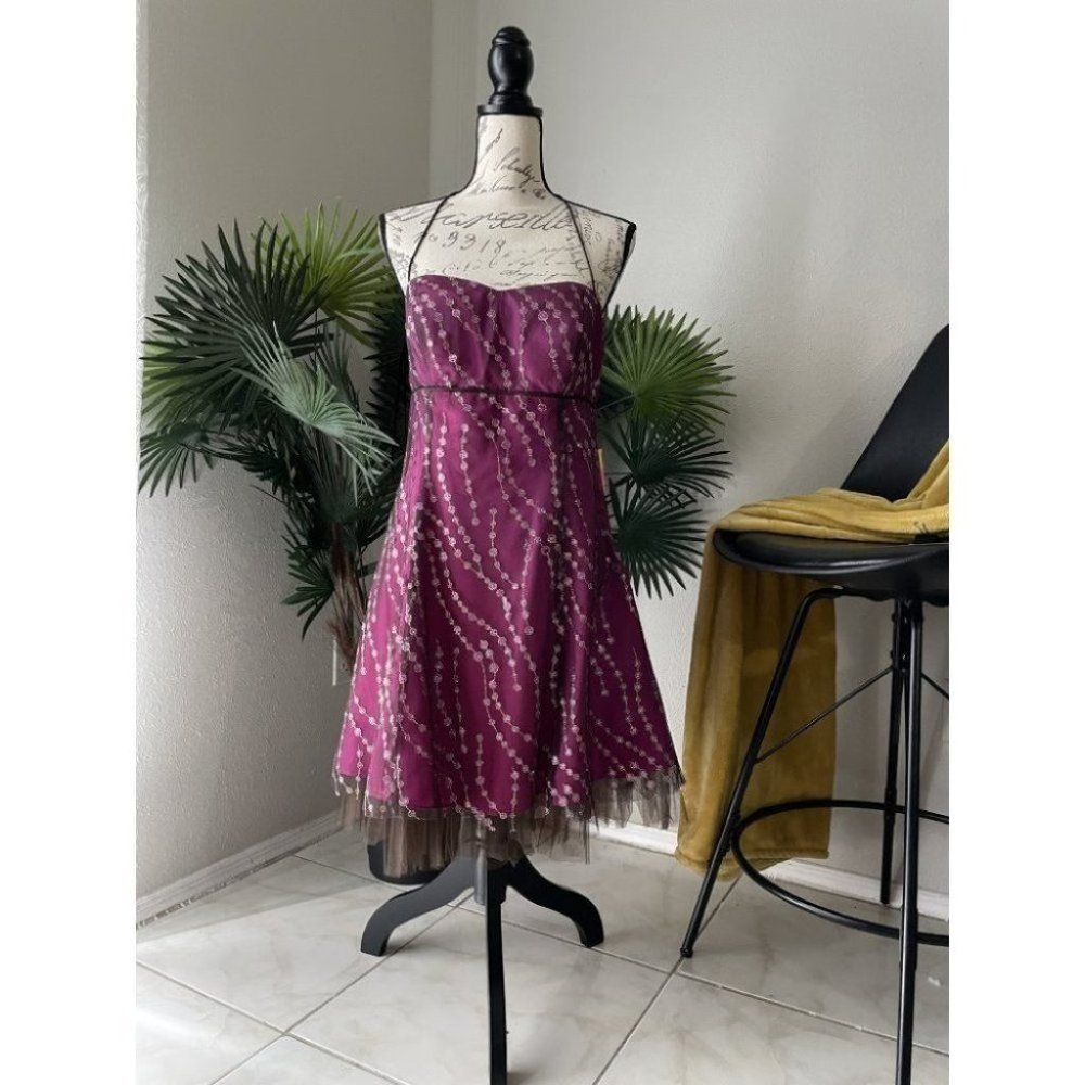 Classic Sleeveless Fuchsia Dress Size 4